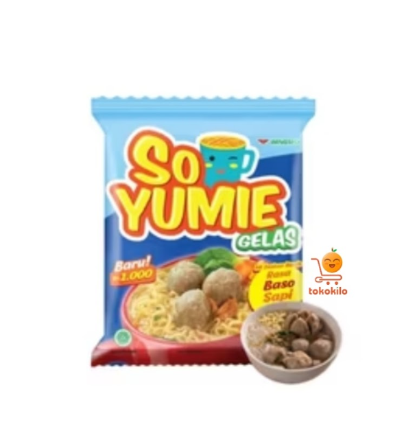 Mie Gelas So Yumie Rasa Bakso Sapi 30gr