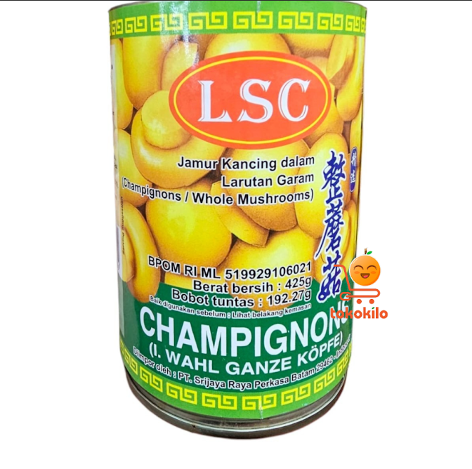 LSC Jamur Whole Mushroom 425 gram