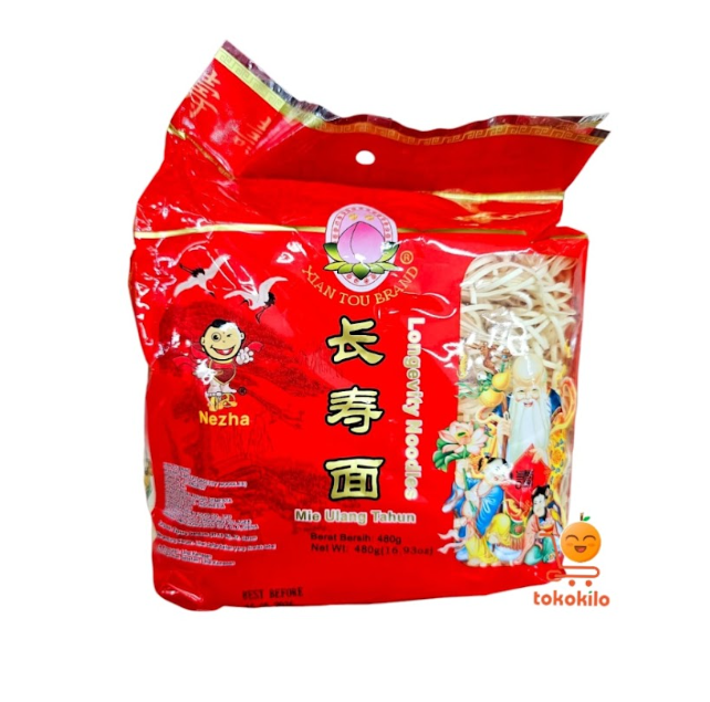 Mie Ulang Tahun Xian Tou 480gr