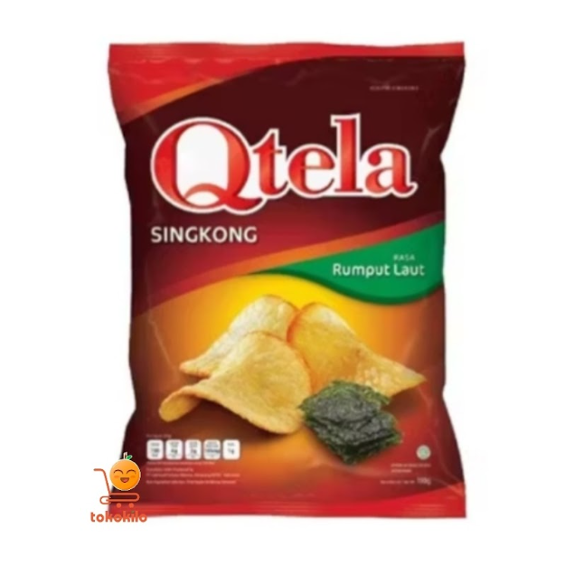 Qtela Singkong Rasa Rumput Laut 100gr