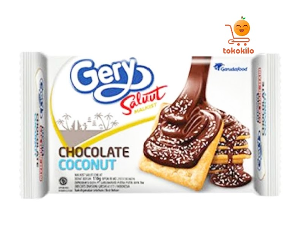 Gery Saluut Malkist Chocolate Coconut  105gr