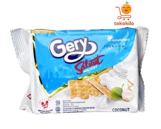Gery Saluut Malkist rasa Coconut Kelapa 105gr