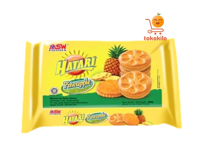 Hatari Pineapple Jam Biscuits 140 gr, 225 gr