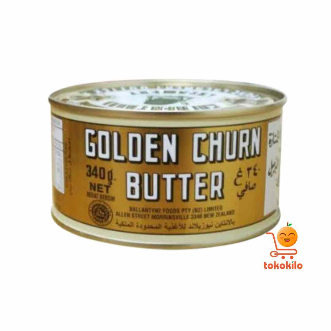 Mentega Golden Churn Premium Kaleng 340gr