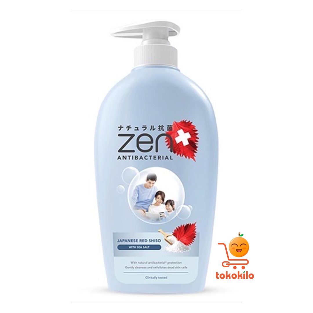 Zen Antibacterial Sabun Mandi Japanese Red Shiso 480ml