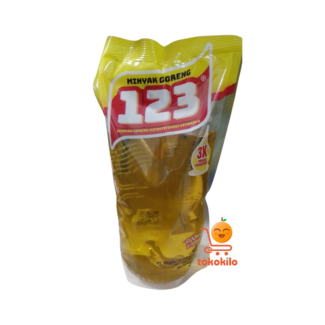 Minyak Goreng 123 900ml, 1,8L