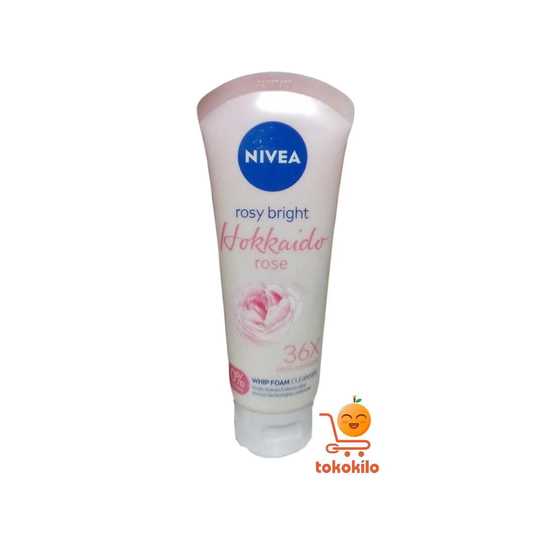Nivea Rosy Bright Hokkaido Rose Whip Foam 100ml