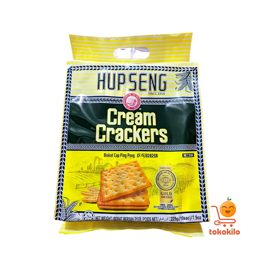 Biskuit Hup Seng Cream Crackers 225gr (10sac)