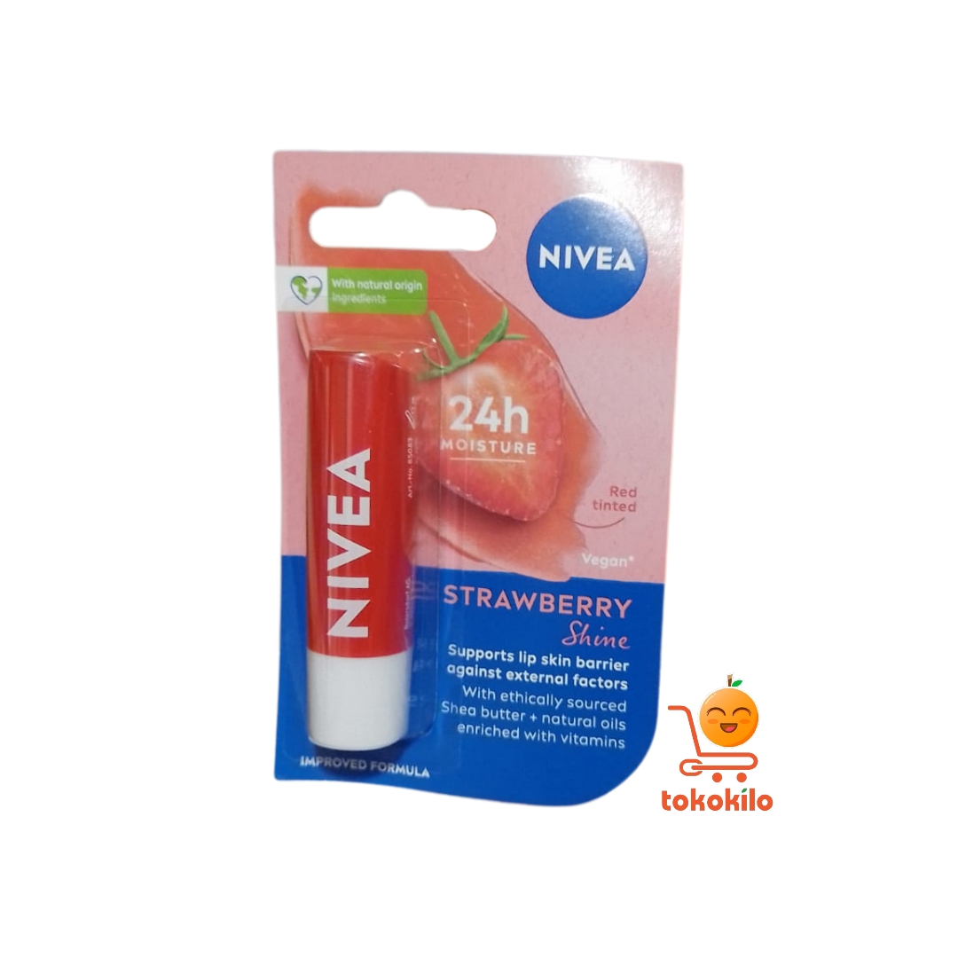 Nivea Lip Balm Strawberry Shine