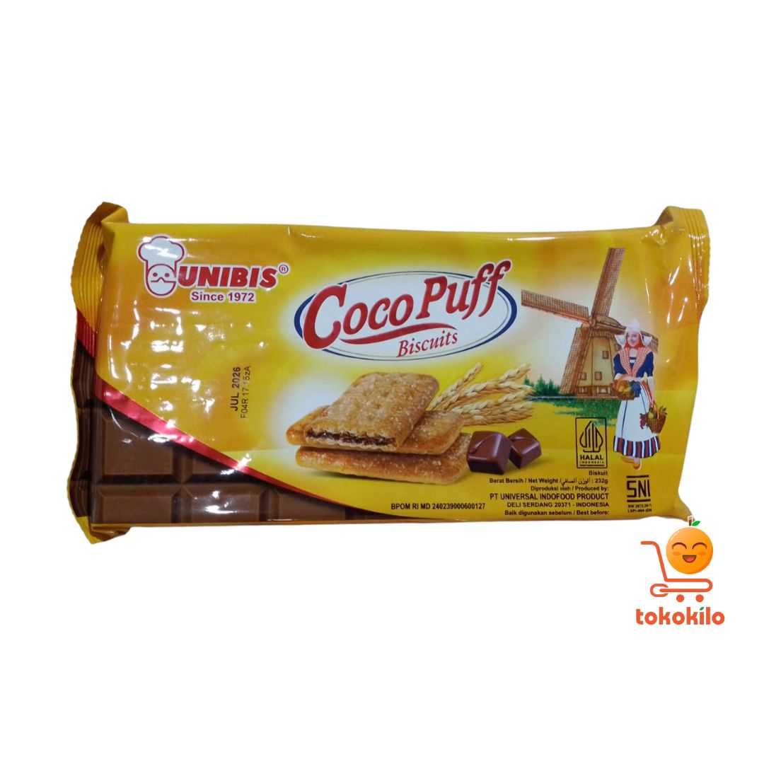 Biskuit Unibis Coco Puff Biscuits 232gr