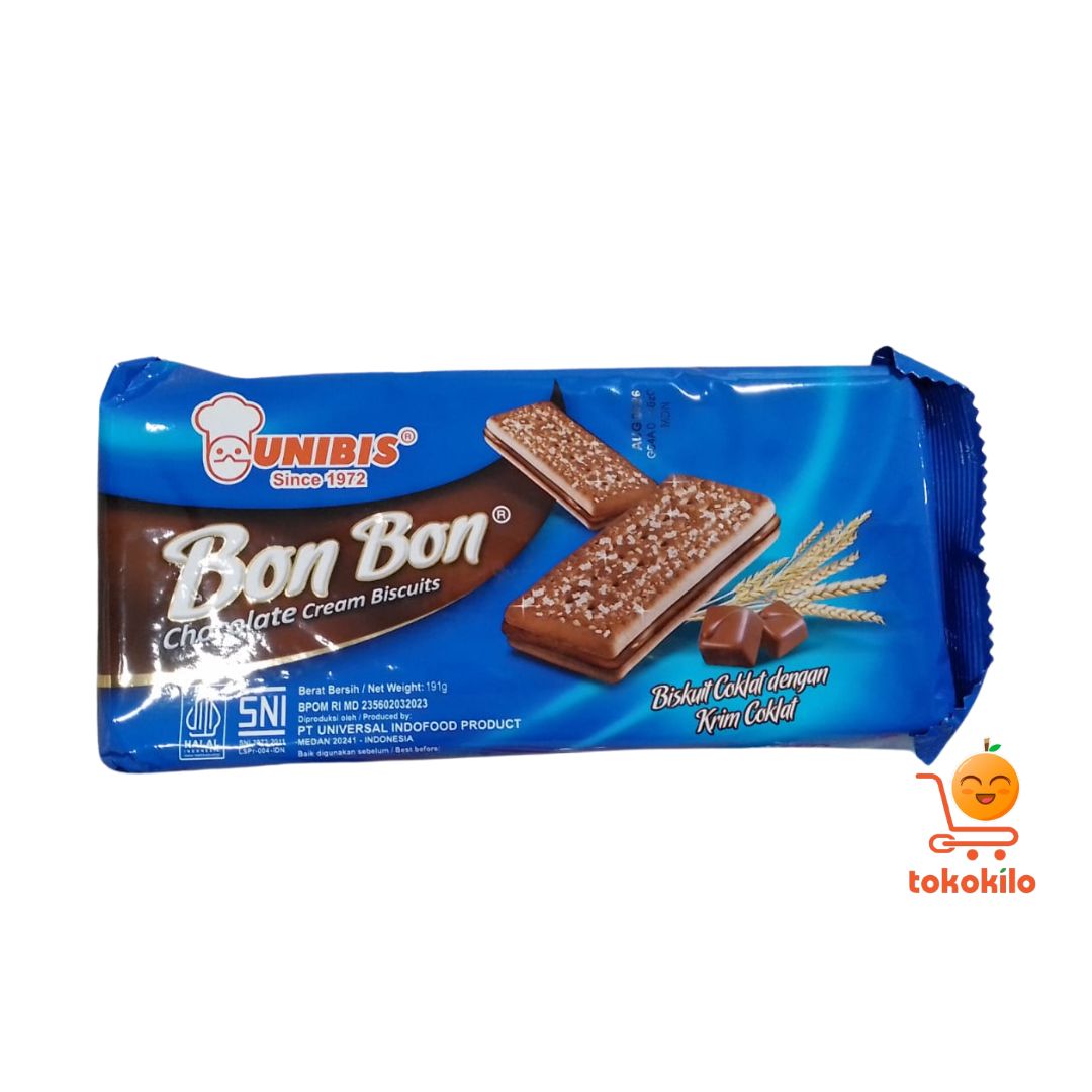 Unibis BonBon Chocolate Cream Biscuits Biskuit 191gr