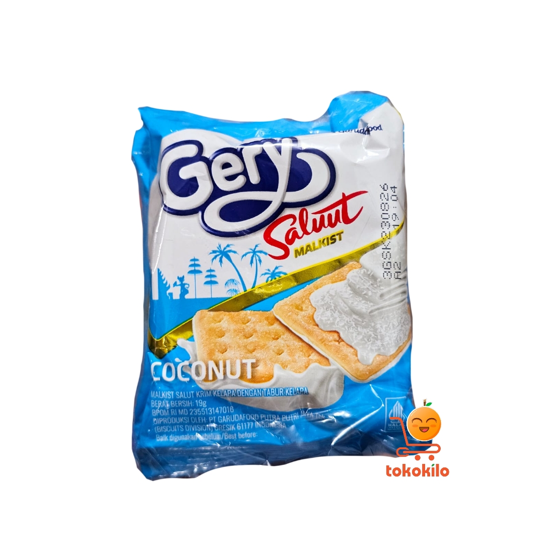 Gery Saluut Malkist Coconut 19gr (1 pack 10 bks)