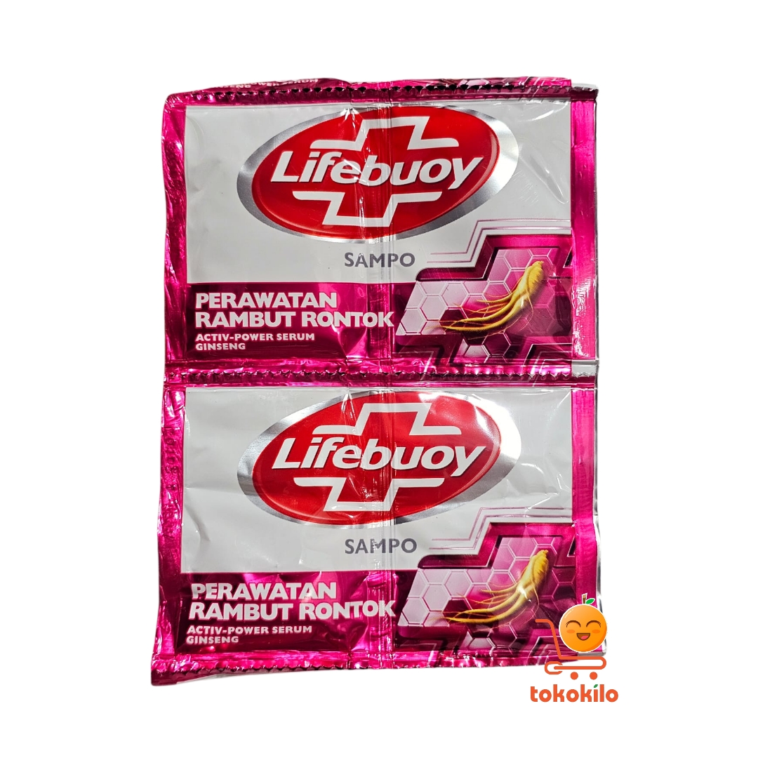 Lifebuoy Shampoo Perawatan Rambut Rontok Sachet 10ml X 12 Sachet