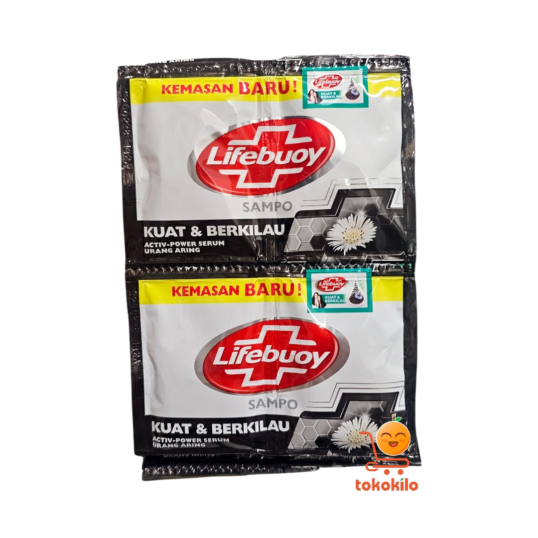 Lifebuoy  Shampoo Kuat & Berkilau  Sachet 10ml X 12 Sachet
