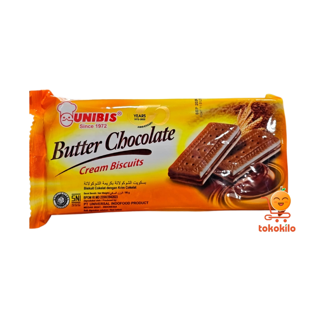 Biskuit Unibis Butter Chocolate Cream 195gr
