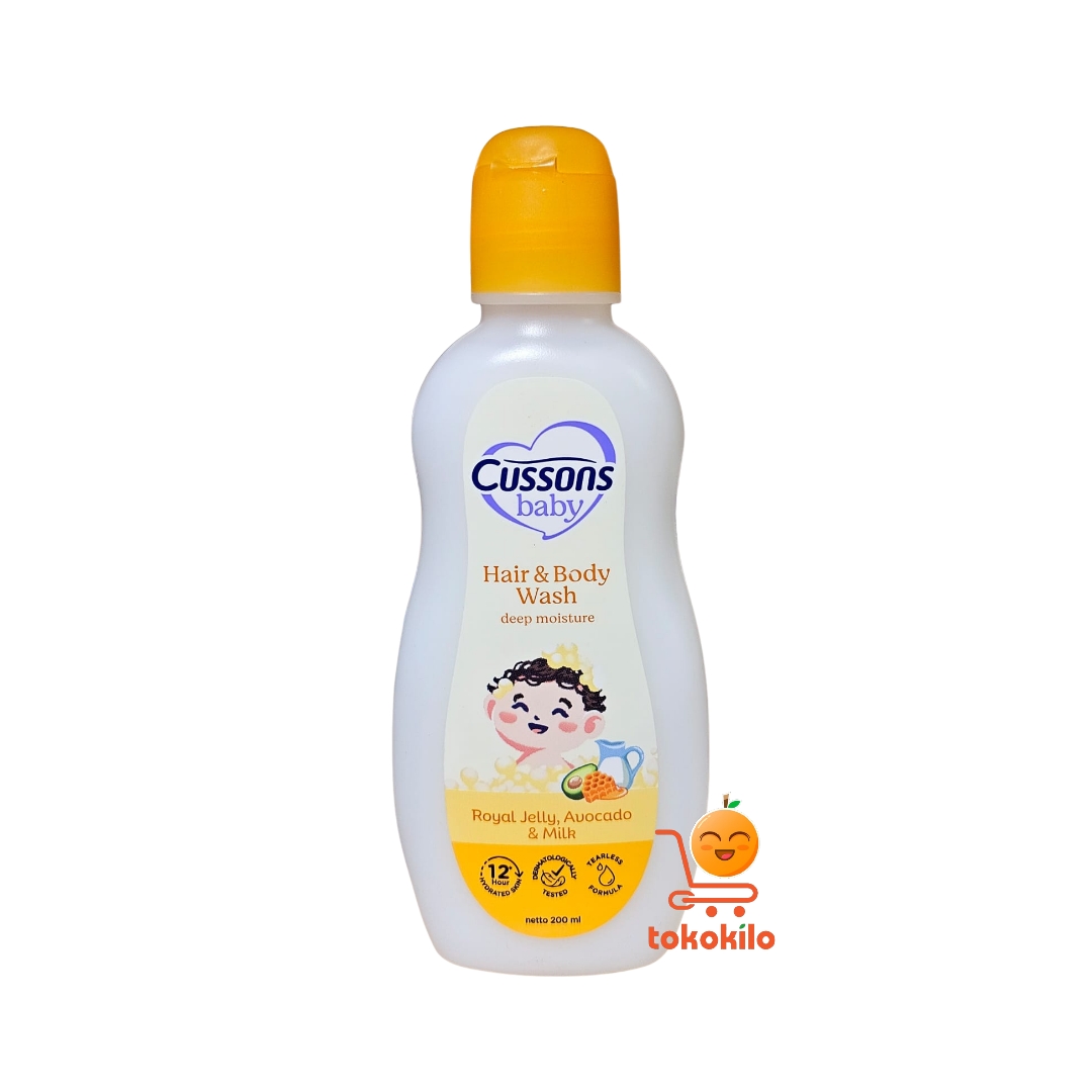 Cussons Baby Hair & Body Wash Deep Moisture 200ml