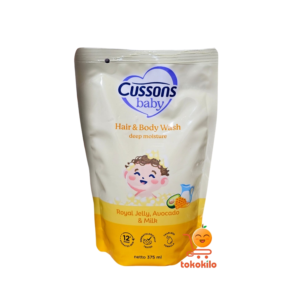 Cussons Baby Hair & Body Wash Deep Moisture 375ml