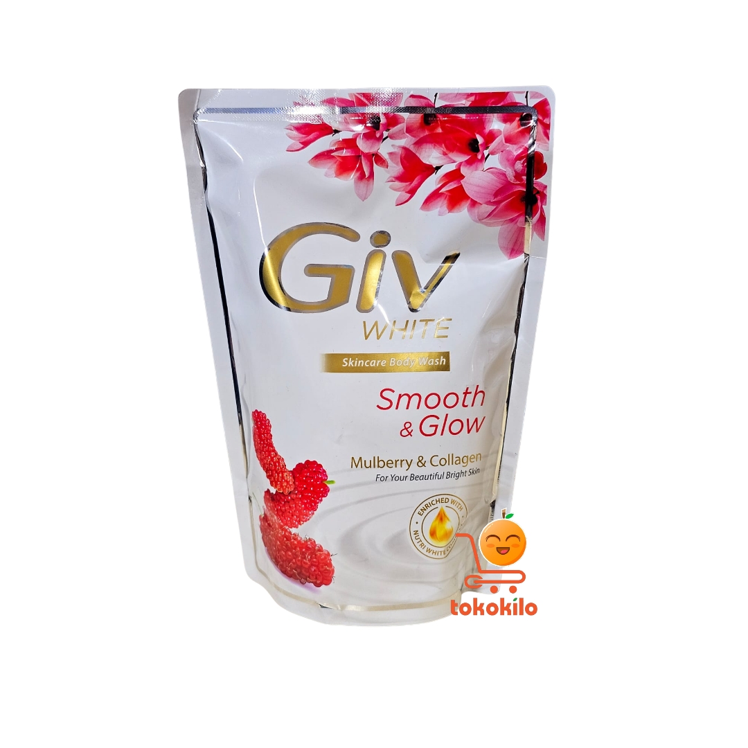 GIV White Smooth & Glow Body Wash Mulberry & Collagen 400ml