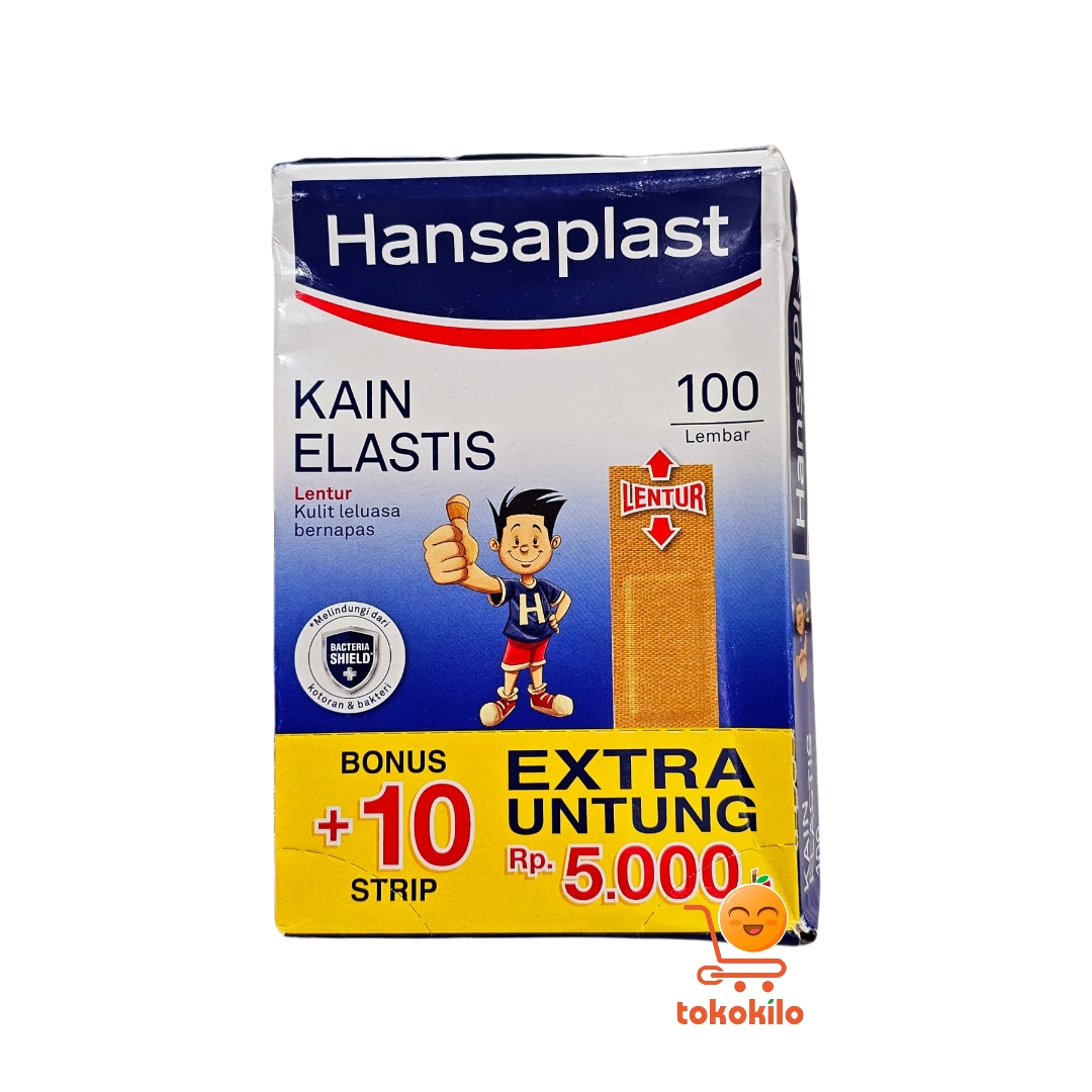 Hansaplast Kain Elastis 100 Lembar (Bonus 10 Strip)