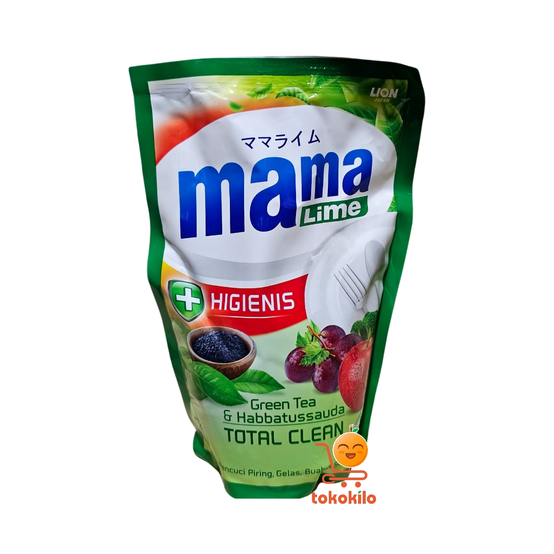 Mama Lime Green Tea & Habbatussauda Sabun Piring 105ml, 680ml