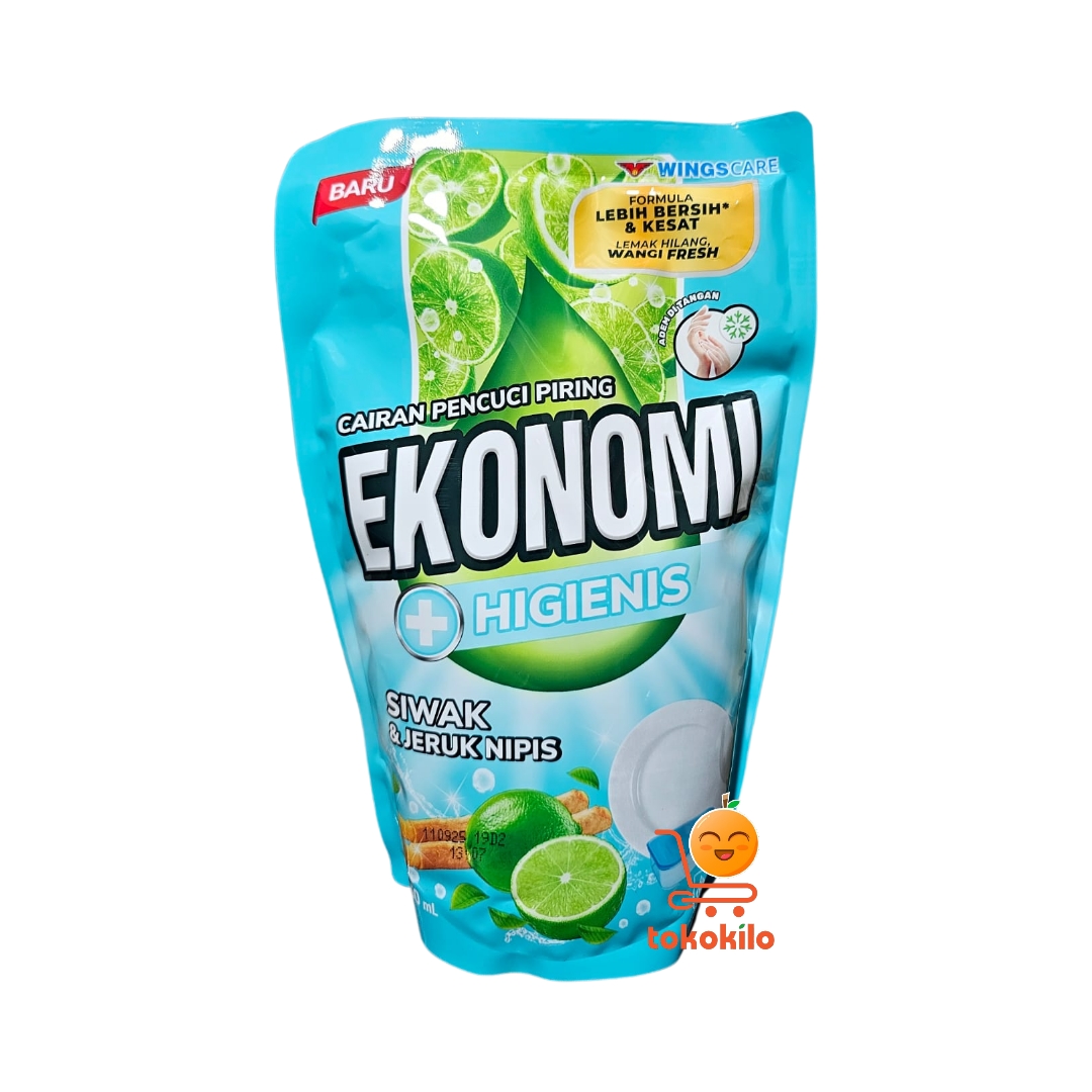Ekonomi Cairan Pencuci Piring Siwak & Jeruk Nipis 650ml