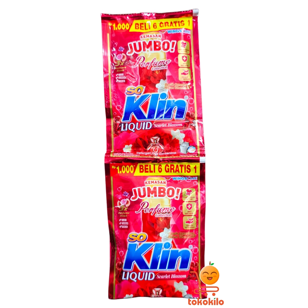 SoKlin Liquid Scarlet Blossom 20ml(12bks),Jumbo 40ml(6 FREE 1)