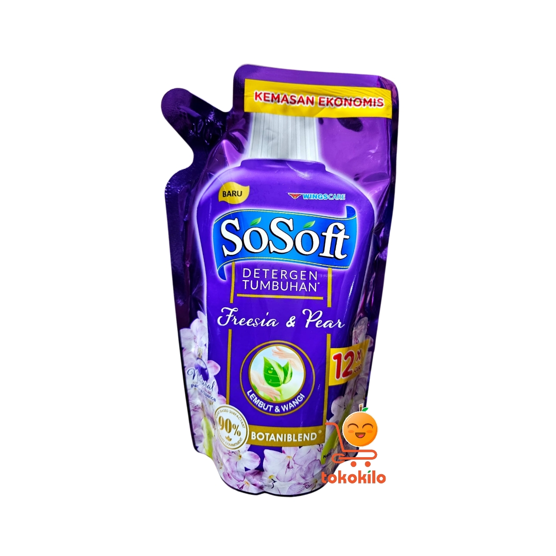 SoSoft Detergen Tumbuhan Freesia & Pear 360ml