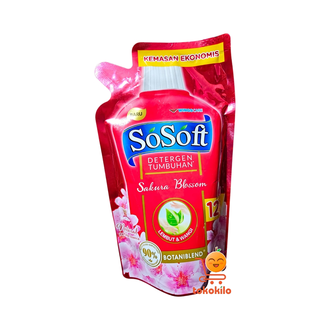 SoSoft Detergen Tumbuhan Sakura Blossom 360ml