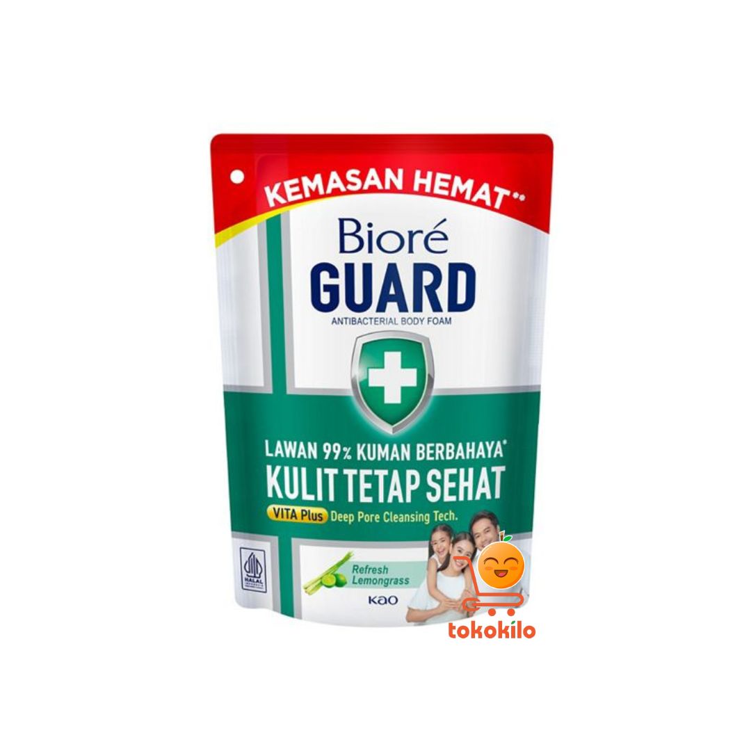 Biore Guard Body Foam Refresh Lemongrass 170ml
