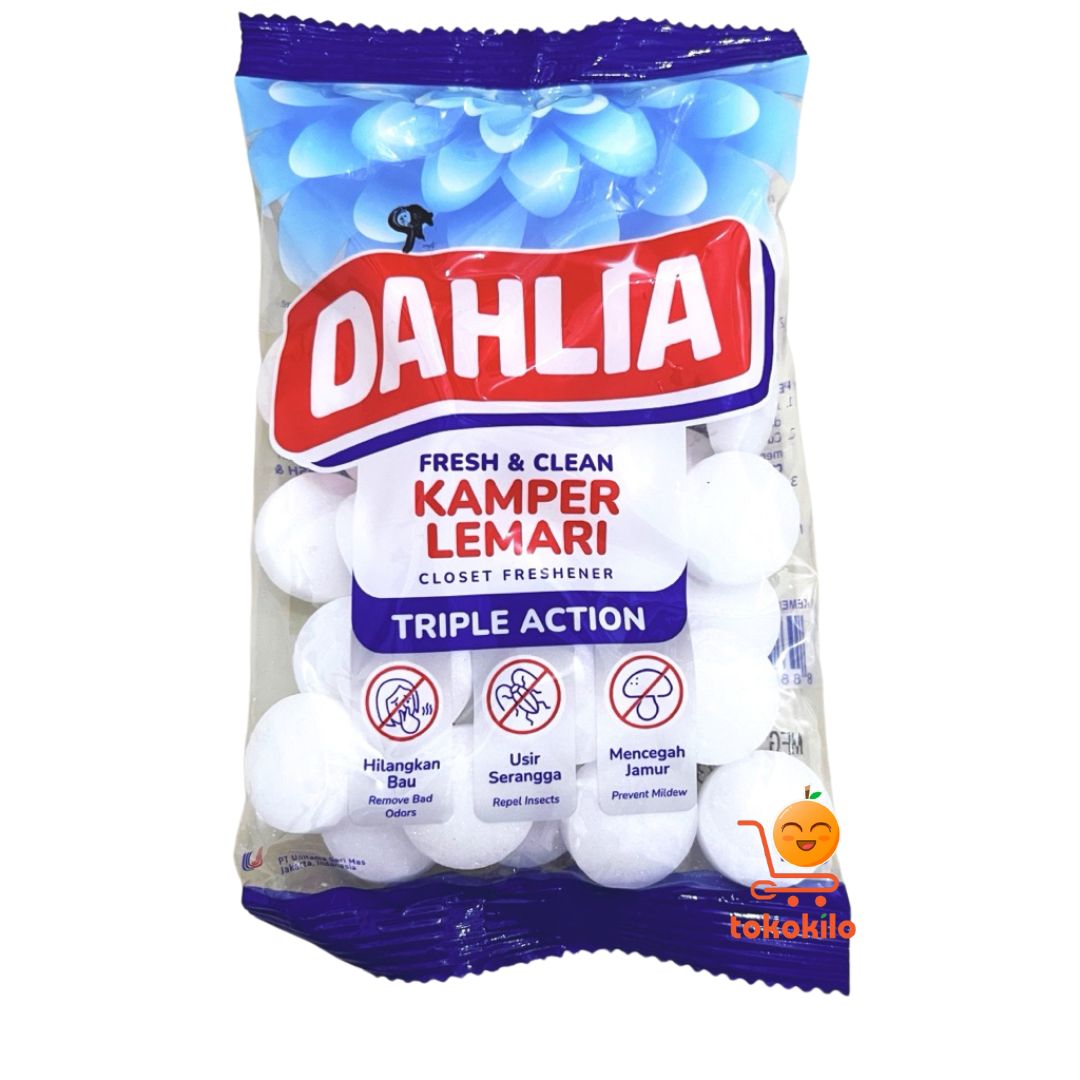 Dahlia Fresh & Clean Kamper Lemari 100gr, 150gr, 300gr, 500gr