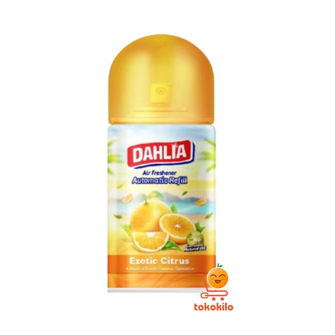 Dahlia Air Freshener Automatic Refill Exotic Citrus 225ml