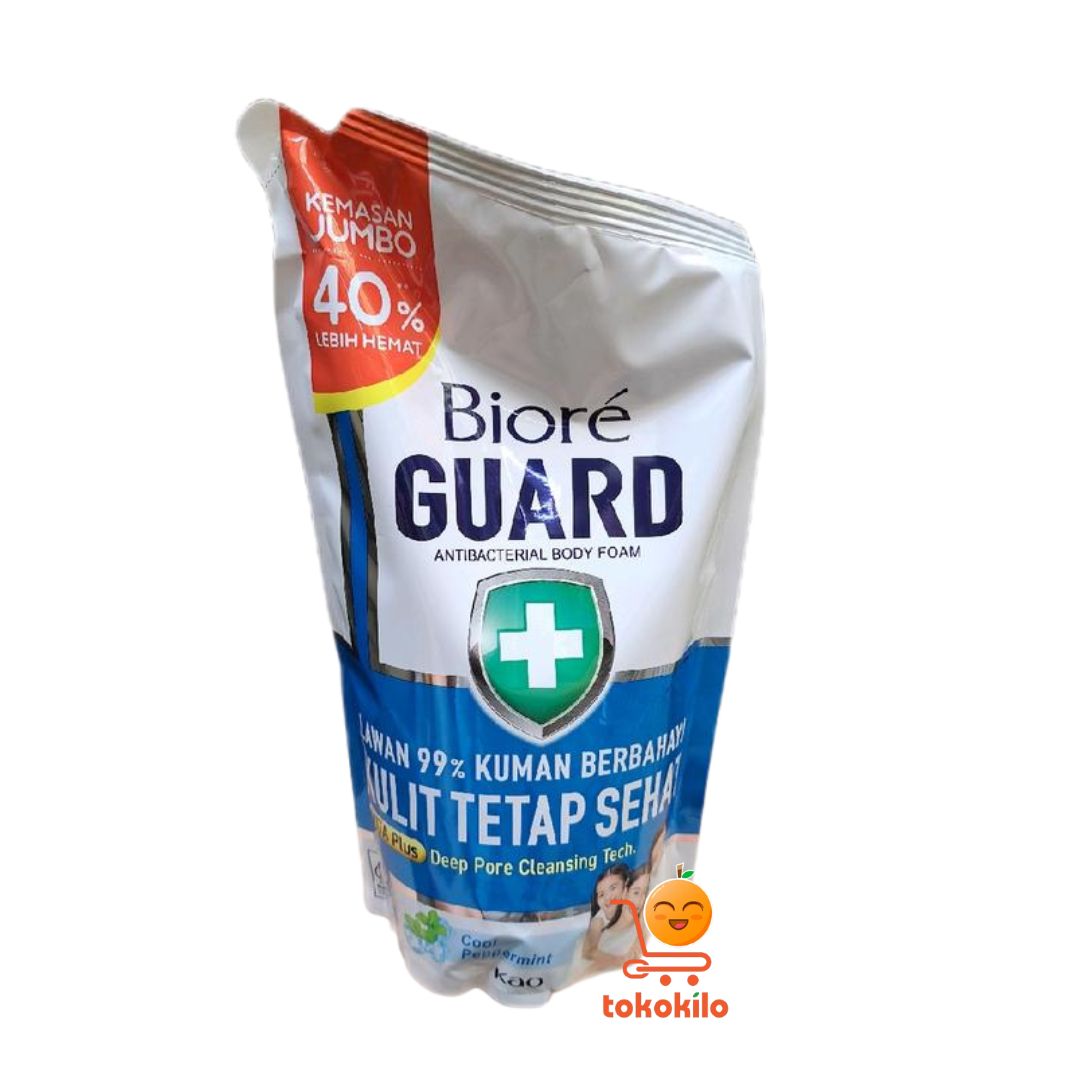 Biore Guard Antibacterial Body Foam Cool Peppermint 800ml