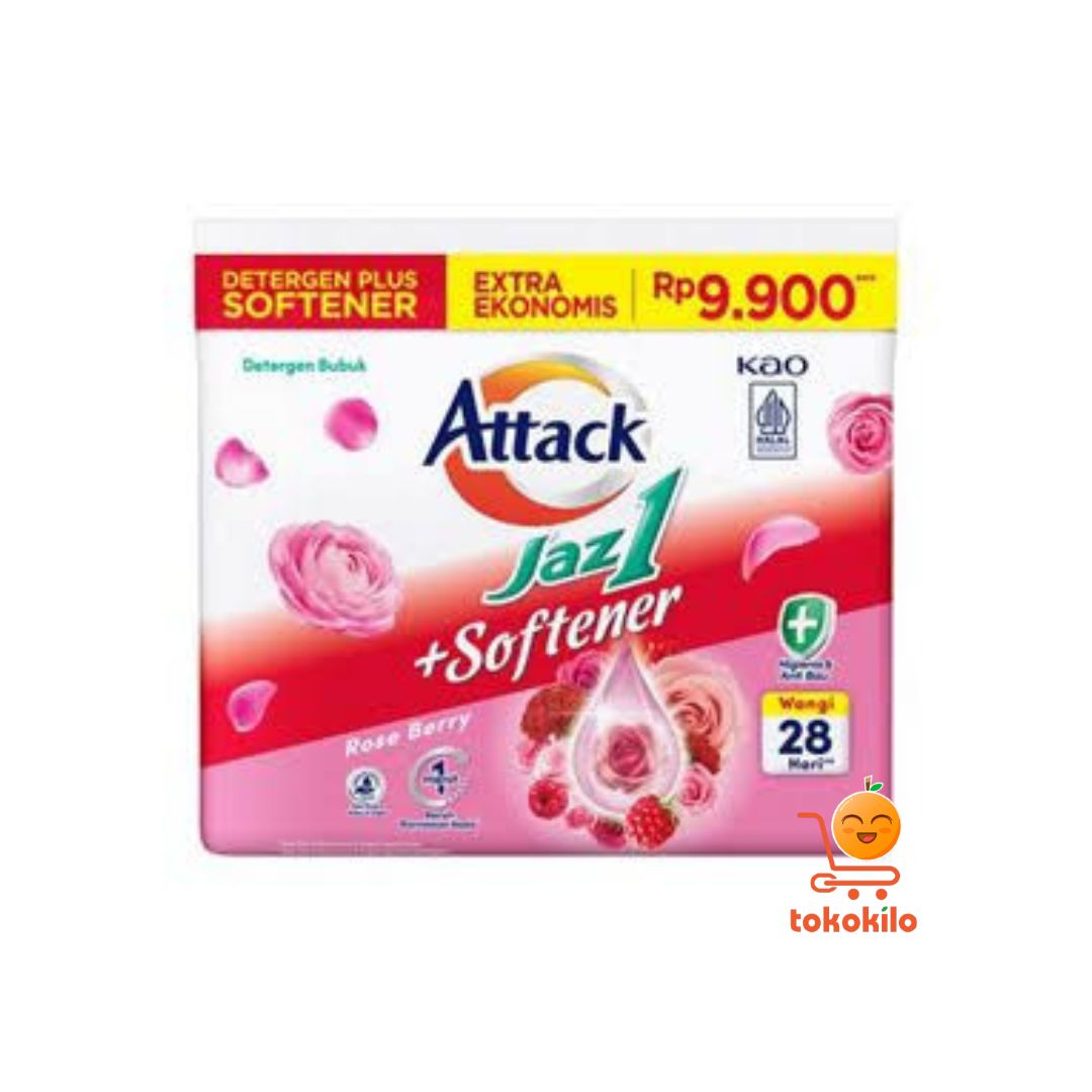 Attack Jaz1 + Softener Rose Berry 40gr, 425gr, 1,4kg