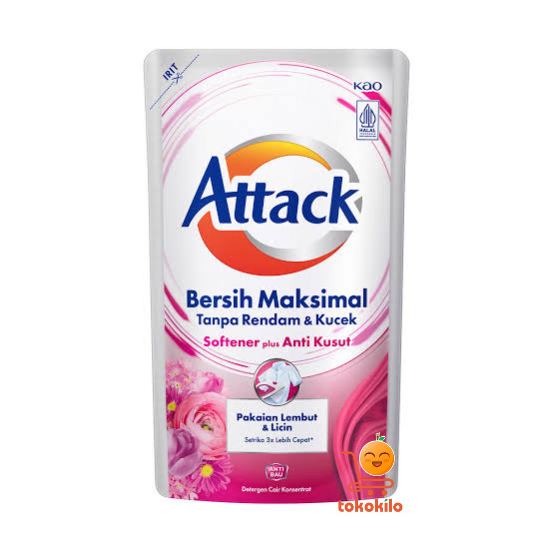 Attack Softener Plus Anti Kusut Liquid 750ml