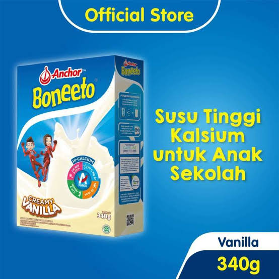 Susu Bubuk Boneeto Rasa Vanila 320gr, 685gr