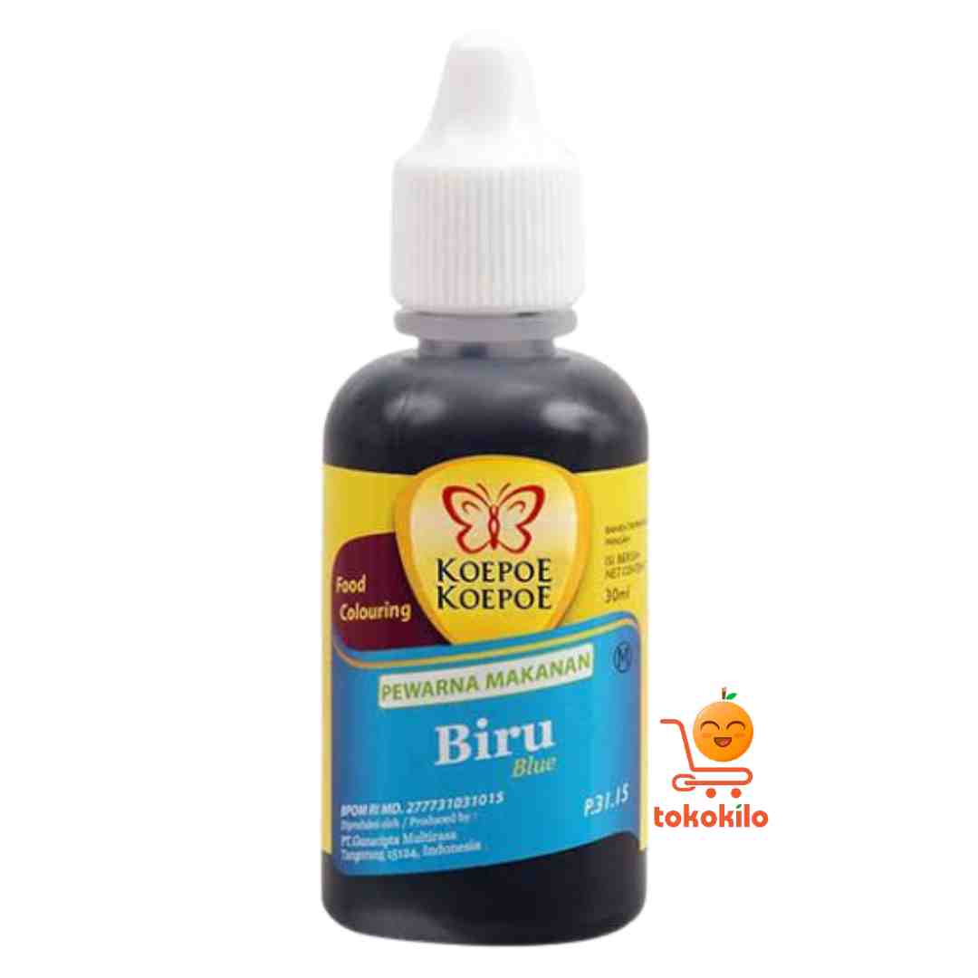 Pewarna Makanan Biru  Koepoe Koepoe 30ml