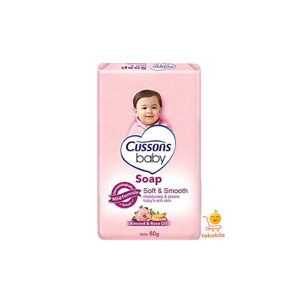 Sabun Batang Bayi Cussons Baby Soft & Smooth 72 gr (1 Pack X 2 pcs)