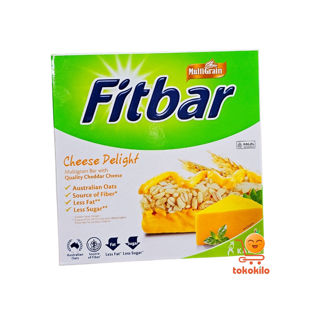 Fitbar Multigrain Bar Cheese Delight 100gr