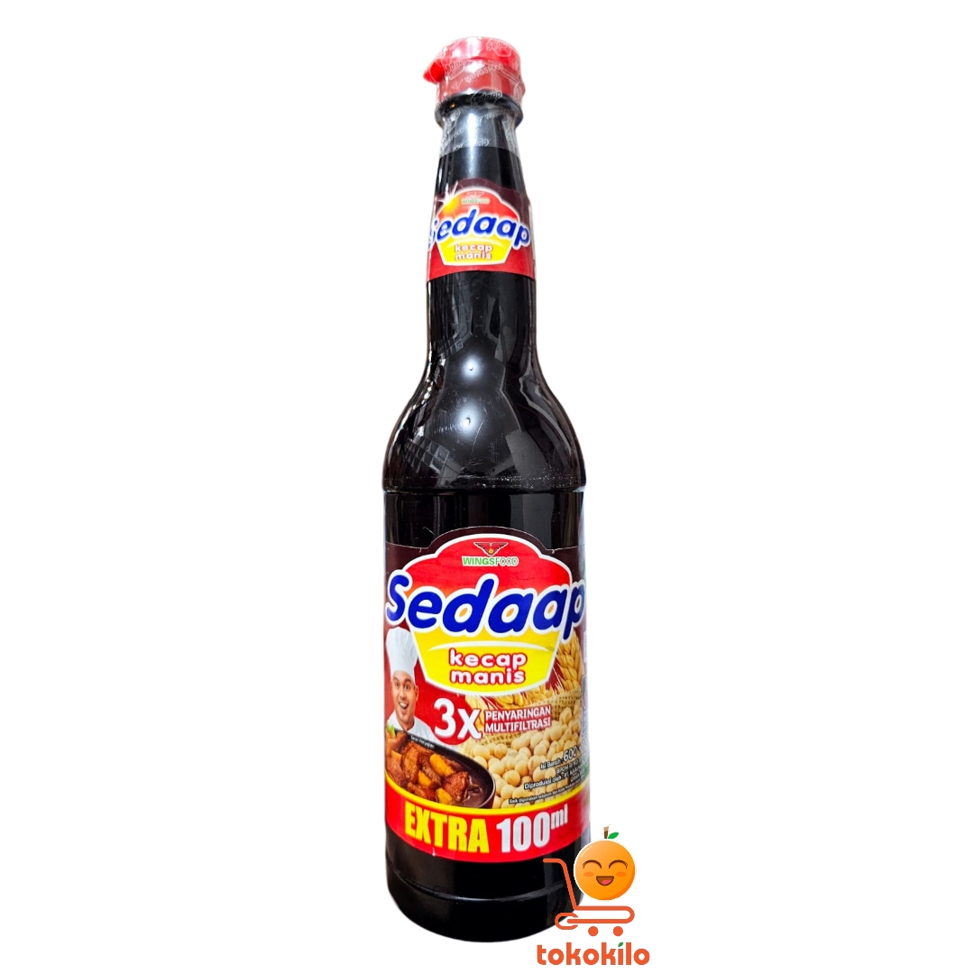 Sedaap Kecap Manis Botol 600+100ml