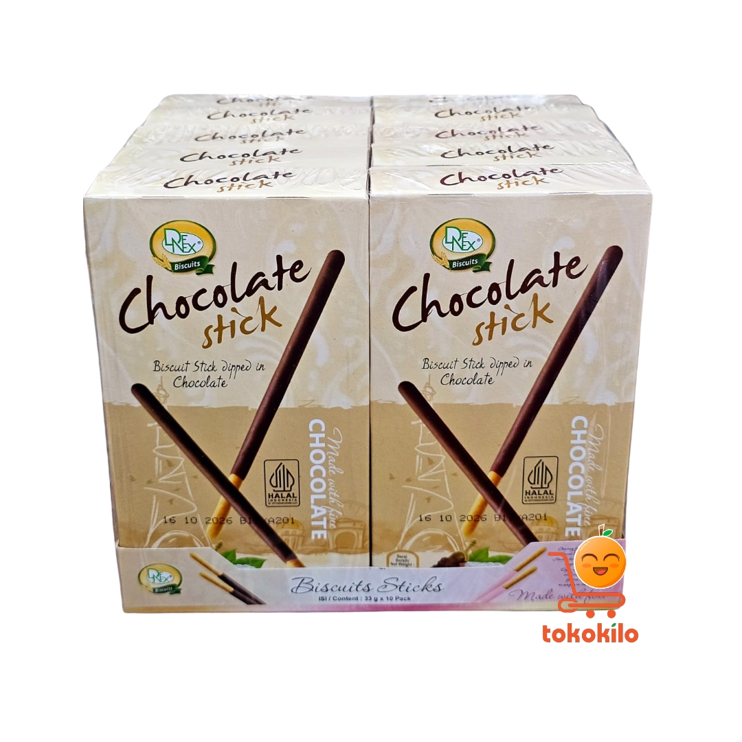 Cemilan Stik Denex Rasa Coklat 33gr