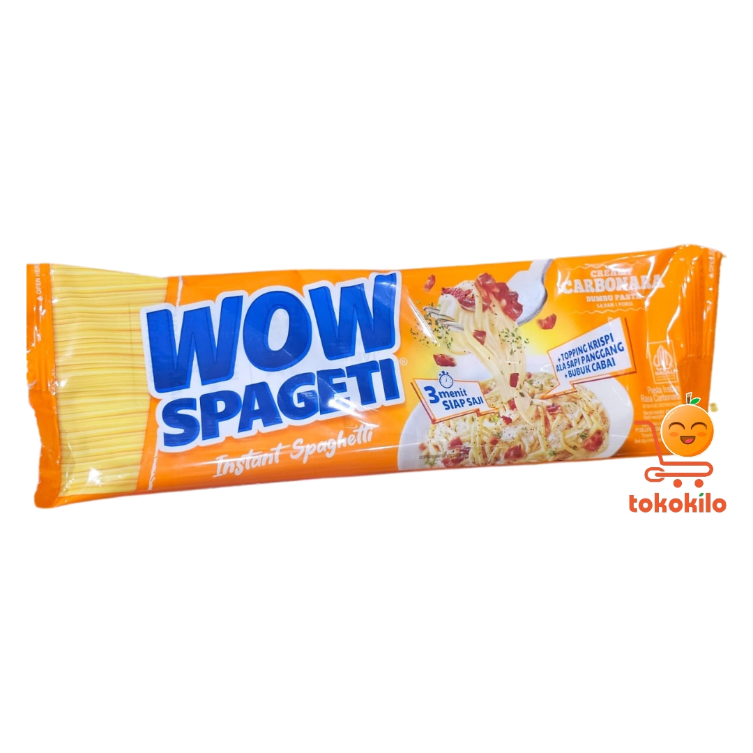 Wow Spageti Instant Spaghetti Rasa Creamy Carbonara 88gr