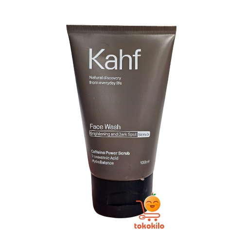 Kahf Face Wash Brightening & Dark Spot Scrub Pria 100ml