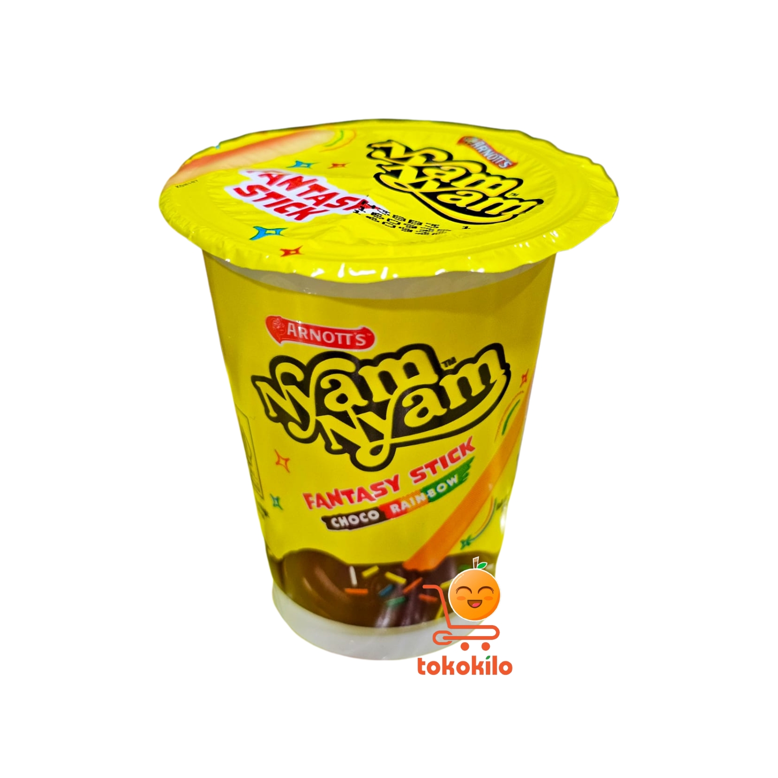 NyamNyam Fantasy Stick Coklat Pelangi 25gr