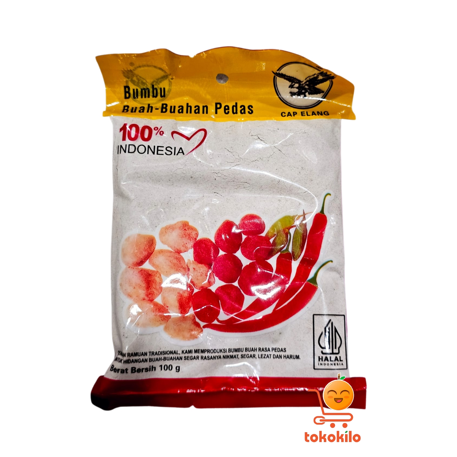 Bubuk Buah Manisan Asam Cap Elang Pedas & Manis 100gr