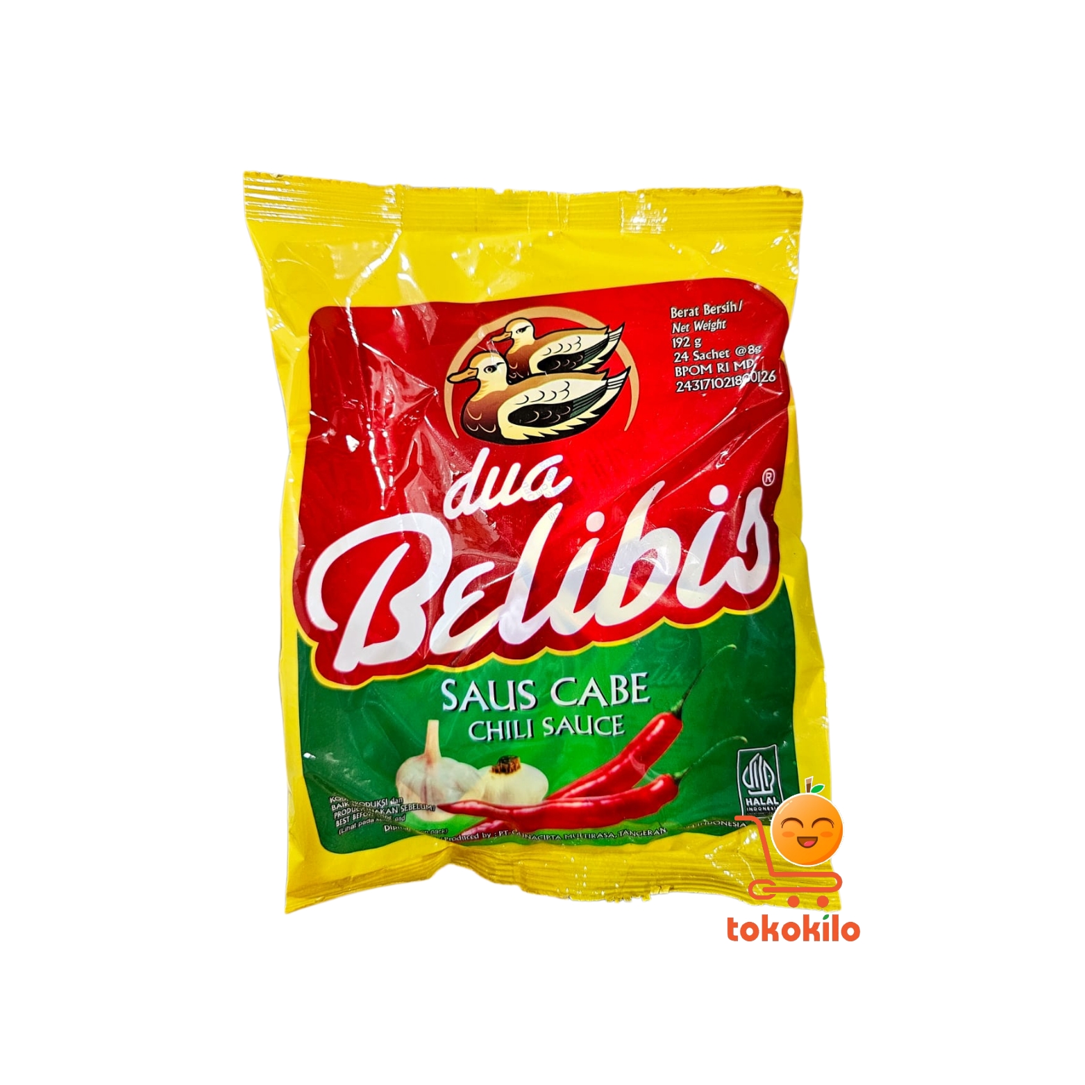 Dua Belibis Saus Cabe Saset 192gr (1 Pack X 24pcs)