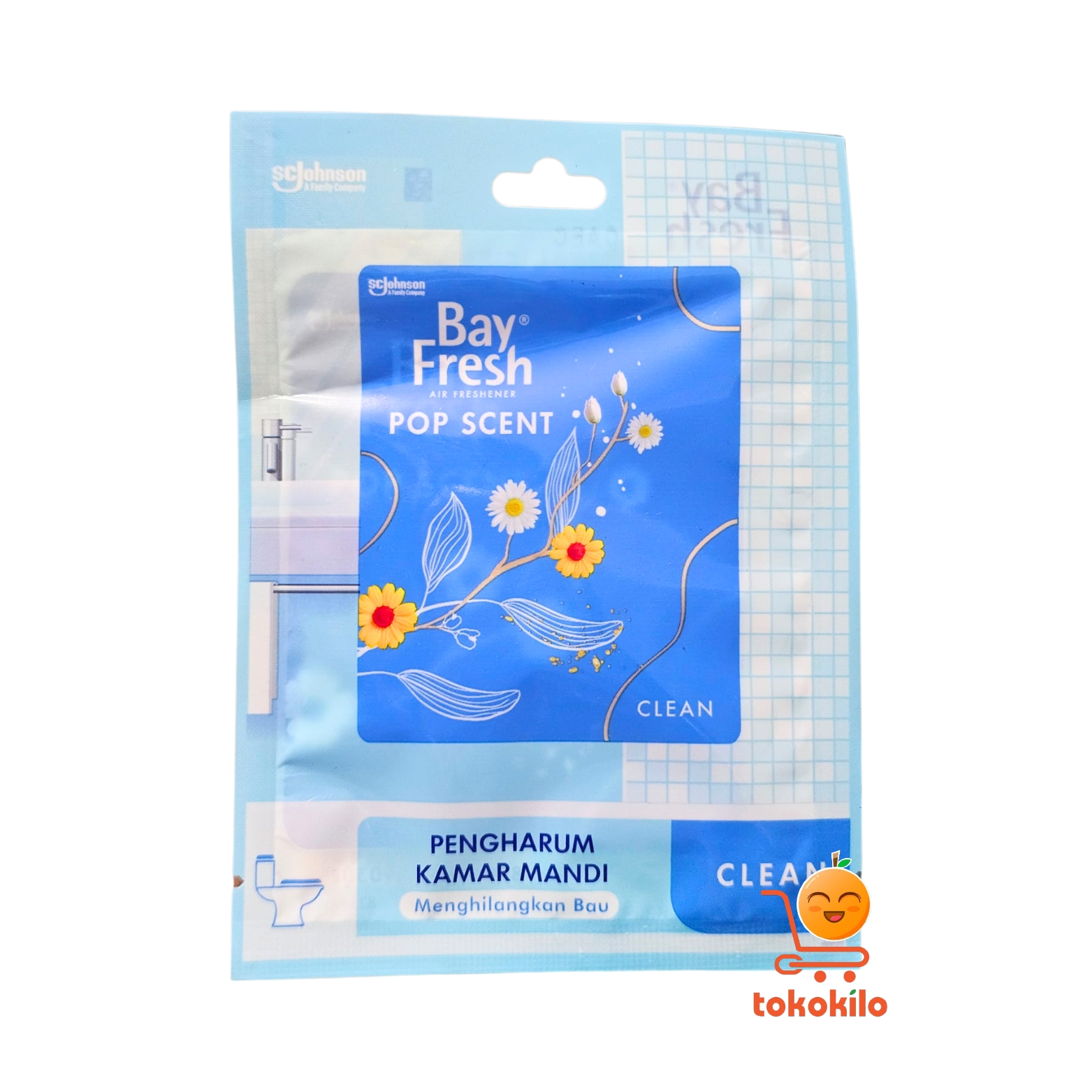 Pengharum Kamar Mandi Bayfresh Pop Scent Clean 10gr