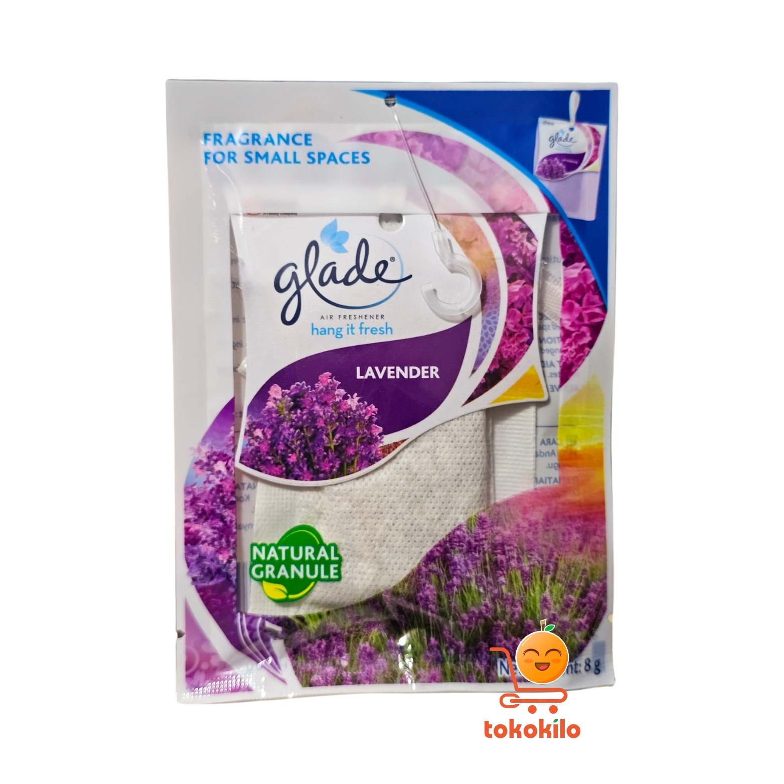 Pengharum Ruangan Glade Hang It Fresh Lavender 8gr