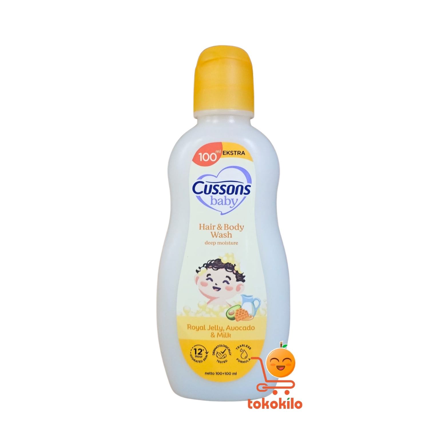 Cussons Baby Hair & Body Wash Milk Deep Moisture 100ml, 200ml