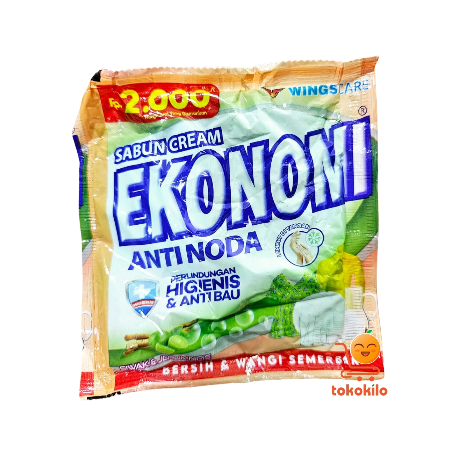 Ekonomi Sabun Cream Colek Siwak & Jeruk Nipis145gr ,380gr