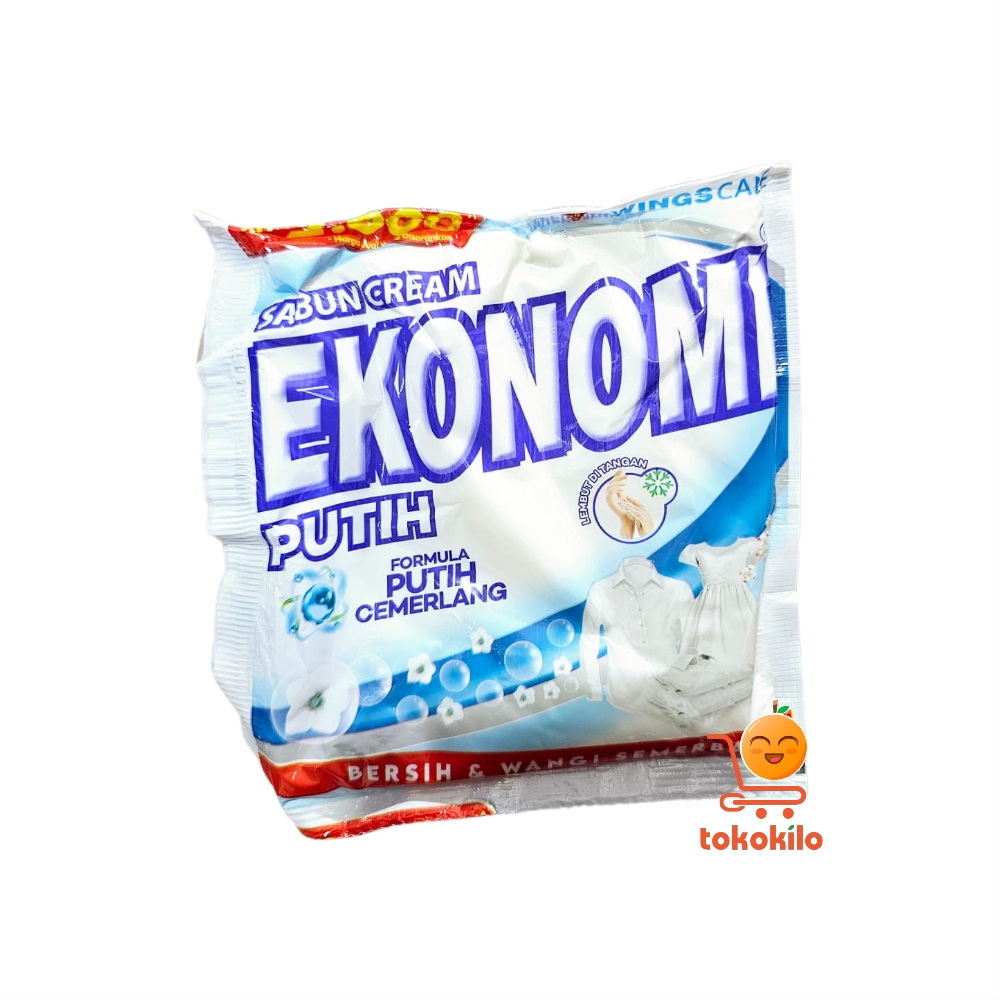 Ekonomi Sabun Cream Colek Putih 145gr, 380gr